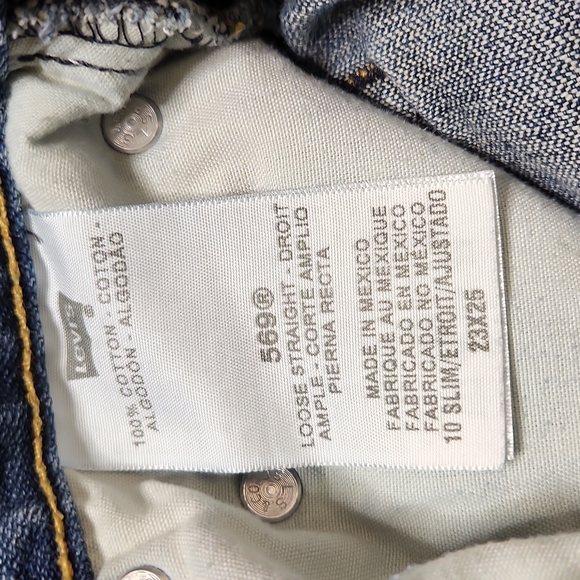Kid's Levi's 559 Loose Straight Jeans - Picture 7 of 7